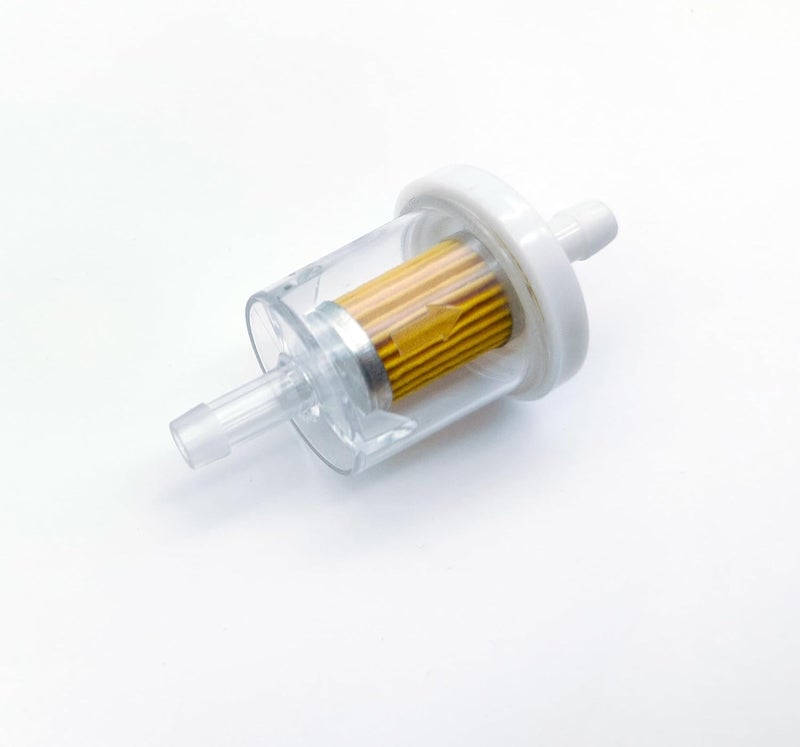 Strongthium 3x 691035 1/4" Inline Fuel Gas Filter Compatible with Briggs and Stratton Engines BS-84001895 Toro Craftsman MTD Snapper Lawn Tractor Generator with Fuel Clamps - Image 4